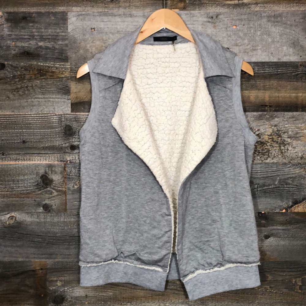 THML | Faux Sherpa Lined Vest | M